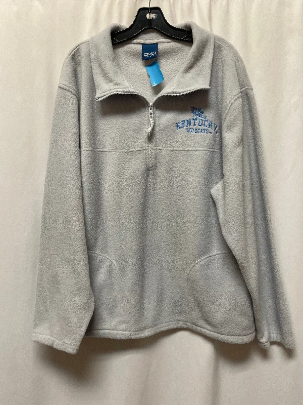 Men's Hoodies with Pass-Through PocketsSweatshirt Crewneck By Clothes Mentor In Blue, Size: Xxl Men's Hoodies with Pass-Through PocketsSweatshirt Crewneck By Clothes Mentor In Blue, Size: Xxl