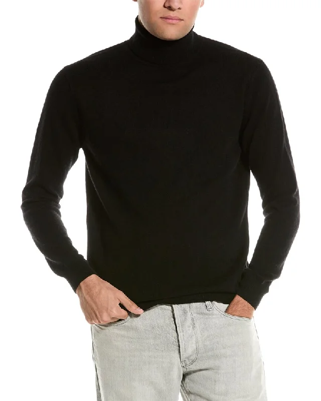 Men's Sweaters with Appliqué DetailsForte Cashmere Turtleneck Cashmere Sweater