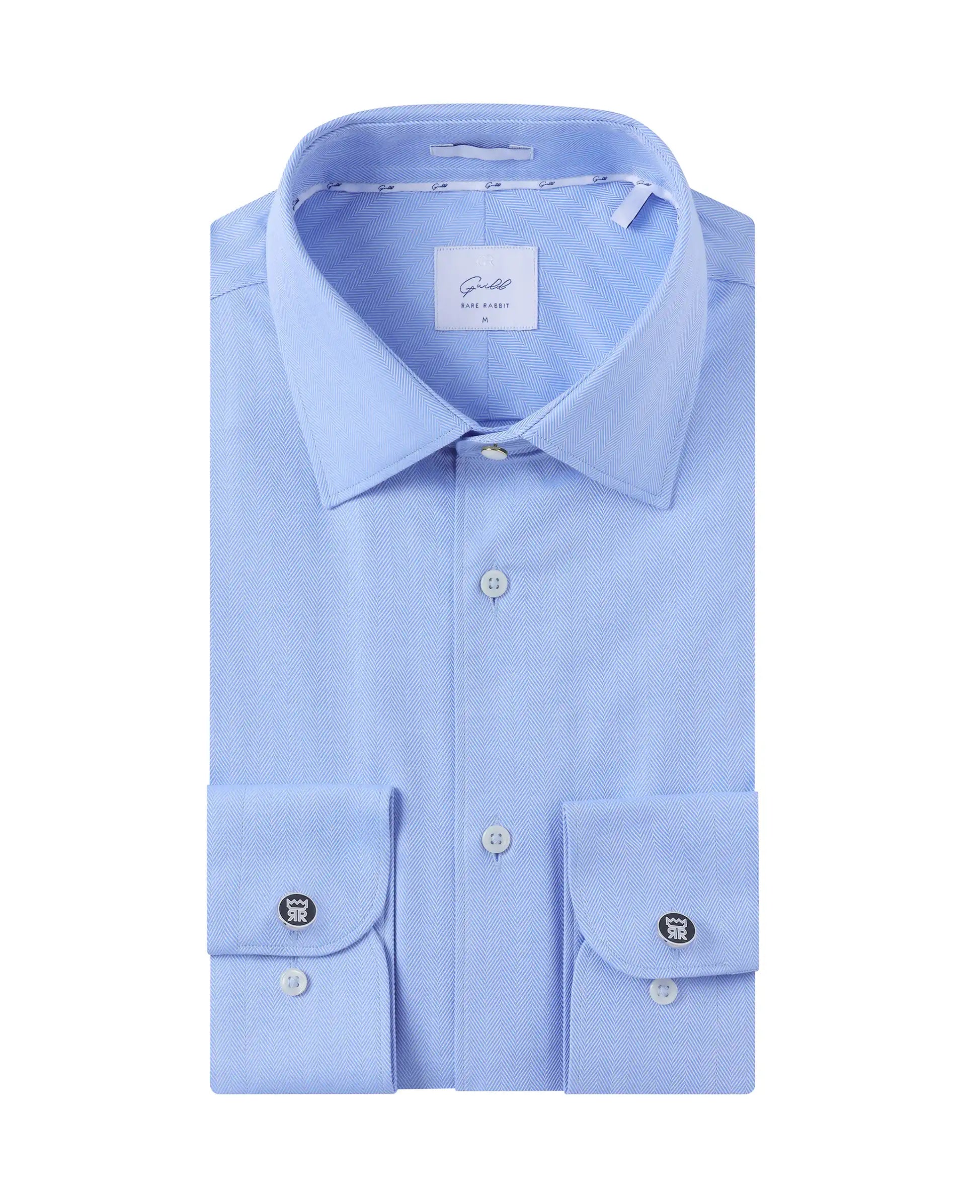 Men's Relaxed-Fit Shirts for Casual ComfortRare Rabbit Men Fargo Blue Cotton Fabric Full Sleeve Regular Fit Solid Formal Shirt Men's Relaxed-Fit Shirts for Casual ComfortRare Rabbit Men Fargo Blue Cotton Fabric Full Sleeve Regular Fit Solid Formal Shirt