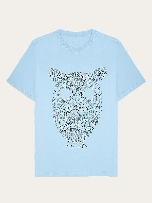 Men's Shirts with Contrast StitchingRegular fit mountain t-shirt - Regenerative Organic Certified® - GOTS/Vegan - Glacier Lake Men's Shirts with Contrast StitchingRegular fit mountain t-shirt - Regenerative Organic Certified® - GOTS/Vegan - Glacier Lake