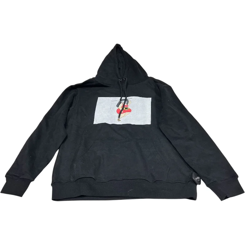 Essential Men's Sports HoodiesSweatshirt Hoodie By Nice Shirt! In Black, Size: M