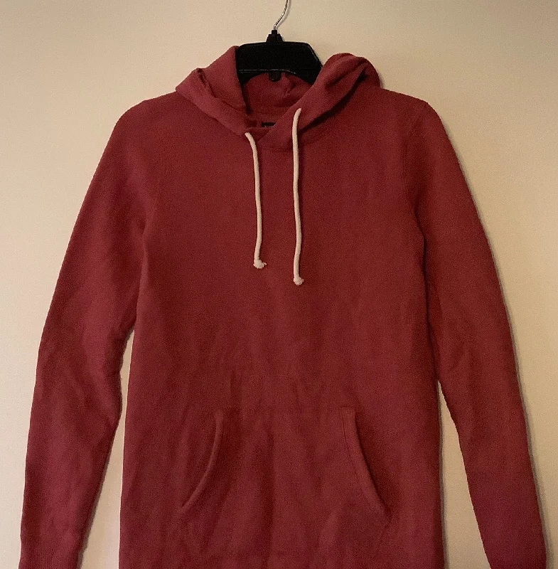 Men's Hoodies with Contrast Fabric PanelsSweatshirt Collar By Abercrombie And Fitch In Red, Size: Xs Men's Hoodies with Contrast Fabric PanelsSweatshirt Collar By Abercrombie And Fitch In Red, Size: Xs
