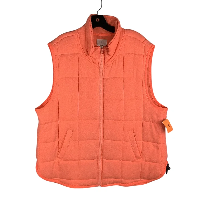 Casual Men's Bomber JacketsVest Puffer & Quilted By Lou And Grey In Orange, Size: Xl Casual Men's Bomber JacketsVest Puffer & Quilted By Lou And Grey In Orange, Size: Xl