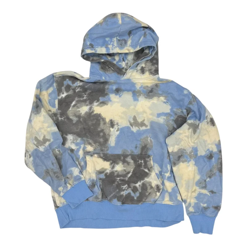Men's Hoodies with Adjustable SleevesSweatshirt Hoodie By Old Navy In Blue & Grey, Size:L Men's Hoodies with Adjustable SleevesSweatshirt Hoodie By Old Navy In Blue & Grey, Size:L