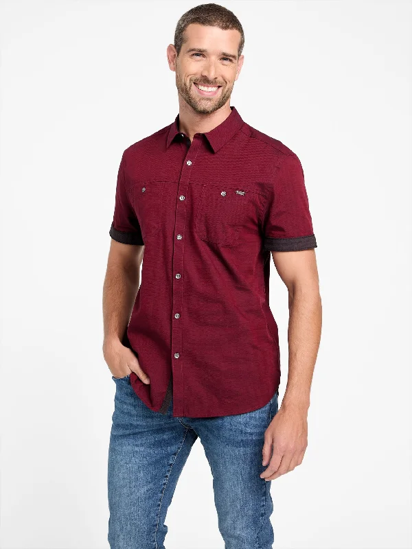Versatile Men's Short-Sleeve ShirtsMavin Double Pocket Shirt