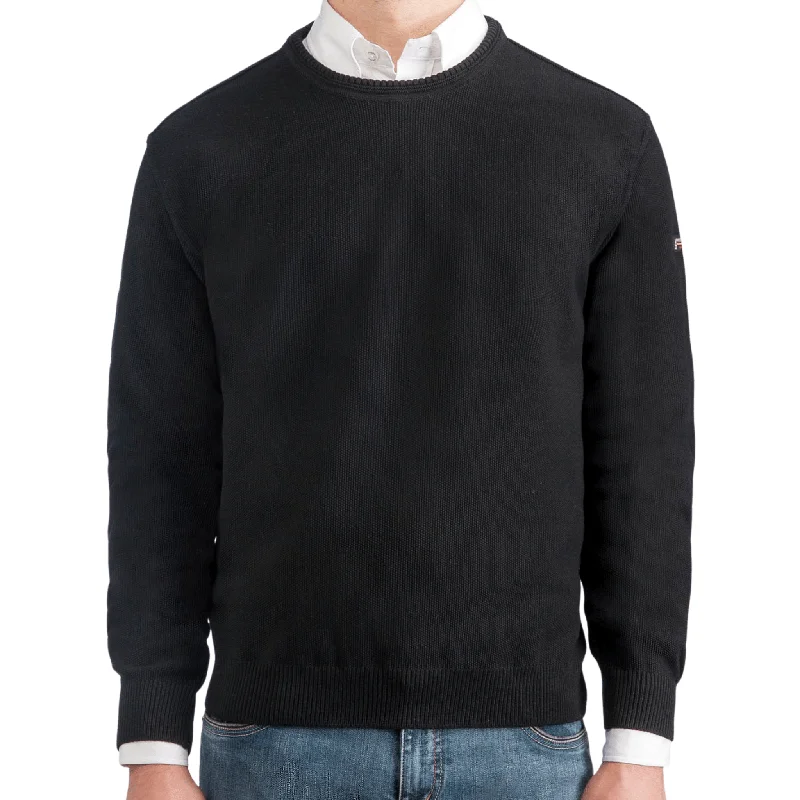 Men's Sweaters with ThumbholesGreen Coast Italian Sweater 5401 Nero (Black) Col. #9