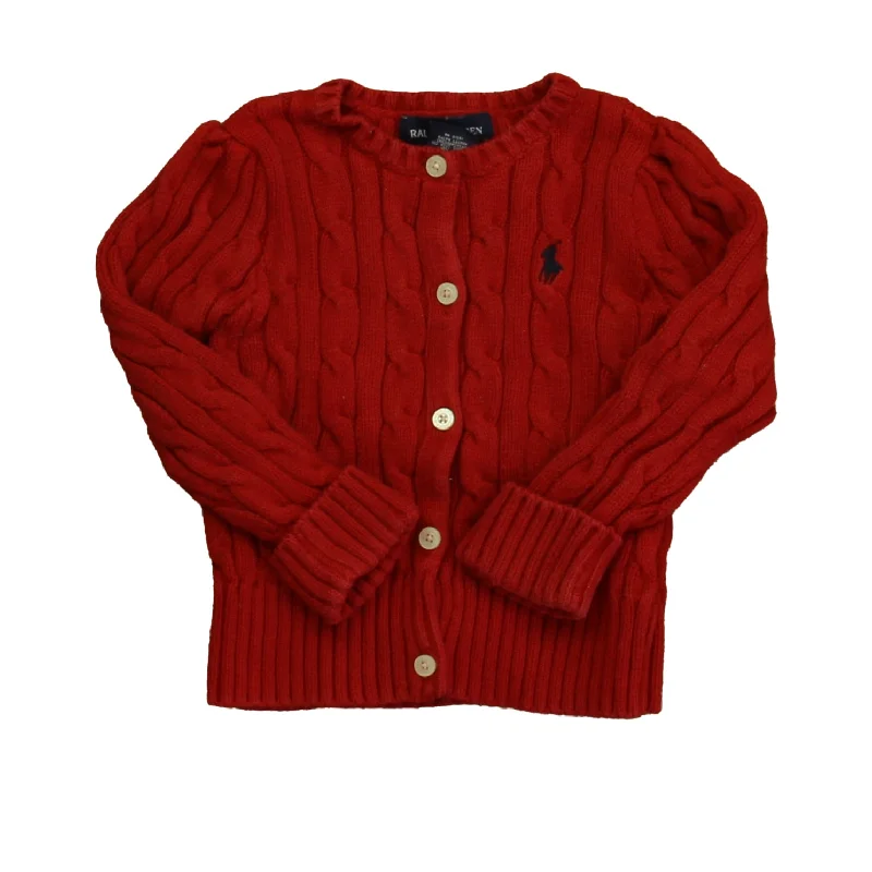 Classic Men's Wool SweatersRalph Lauren Girls Red Cardigan