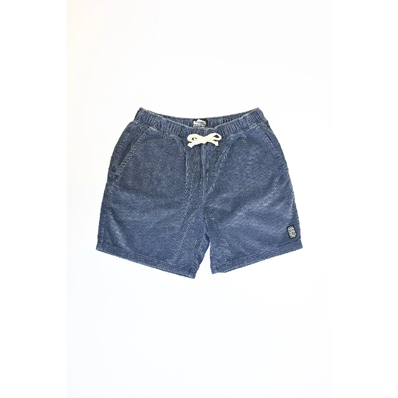 Trendy Men's Beach ShortsBamBooBay Chill Cord Shorts Navy