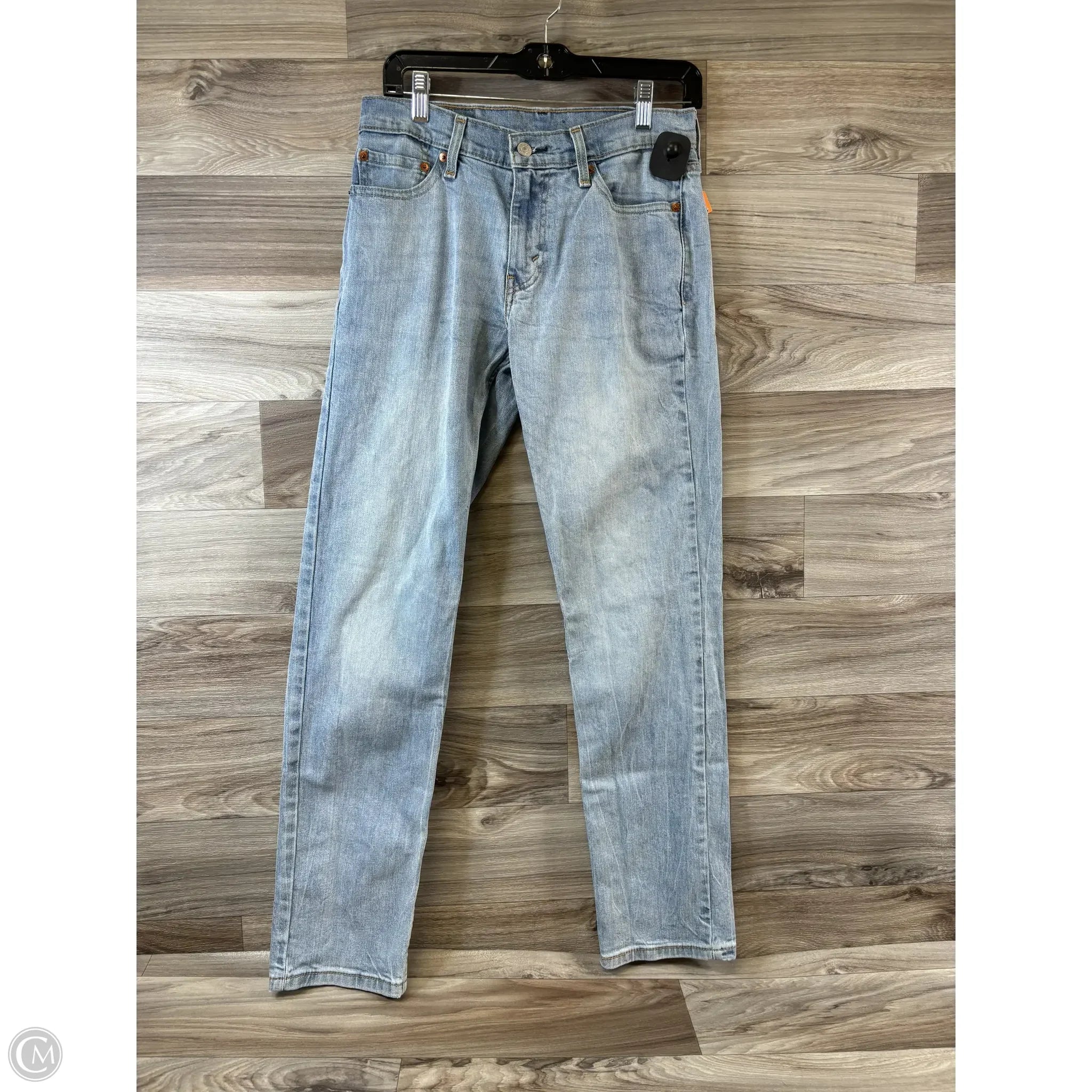 Fashionable Men's JeansJeans Straight By Levis In Blue Denim, Size: 6