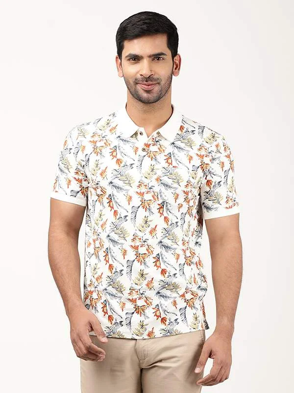 Patterned Men's Hawaiian ShirtsMen Printed Polo T-Shirt