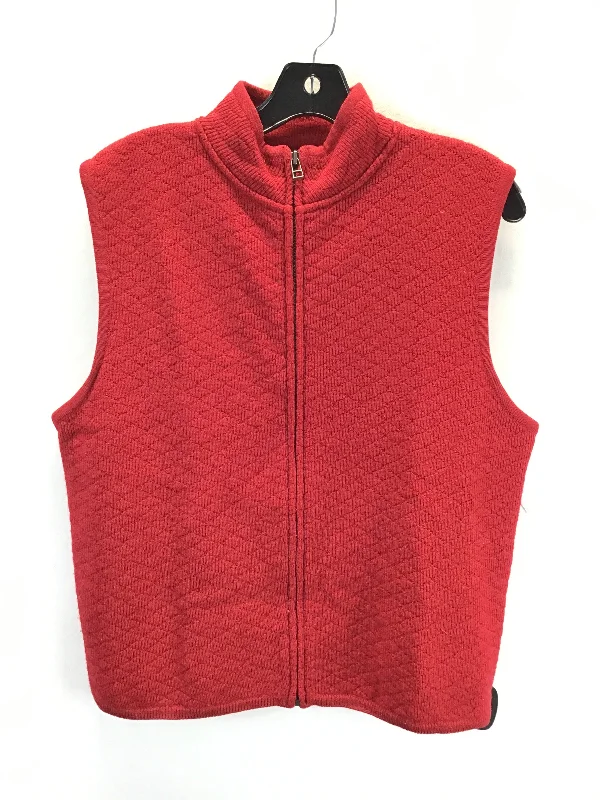 Men's Coats for City WearVest Sweater By Woolrich In Red, Size: L