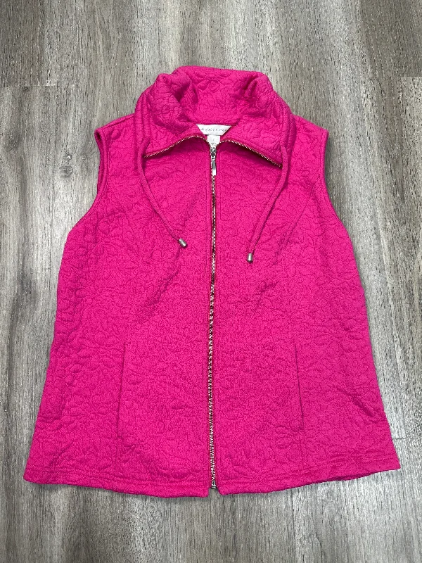 Men's Coats with Synthetic InsulationVest Puffer & Quilted By Christopher And Banks In Pink, Size: M Men's Coats with Synthetic InsulationVest Puffer & Quilted By Christopher And Banks In Pink, Size: M