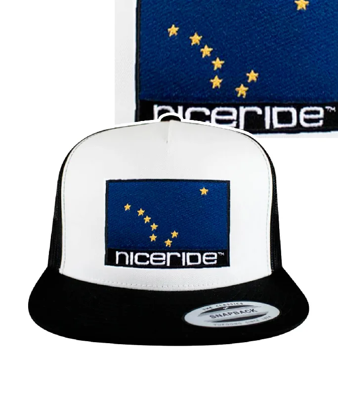 Cheap Winter Hats"Alaska Flag" Trucker Hat