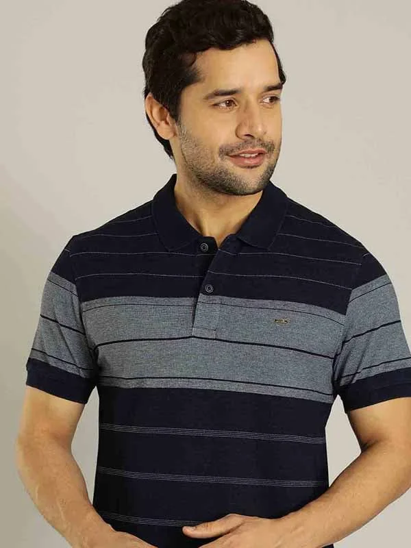 Men's Shirts with Patch PocketsMen Striped Polo T-Shirt