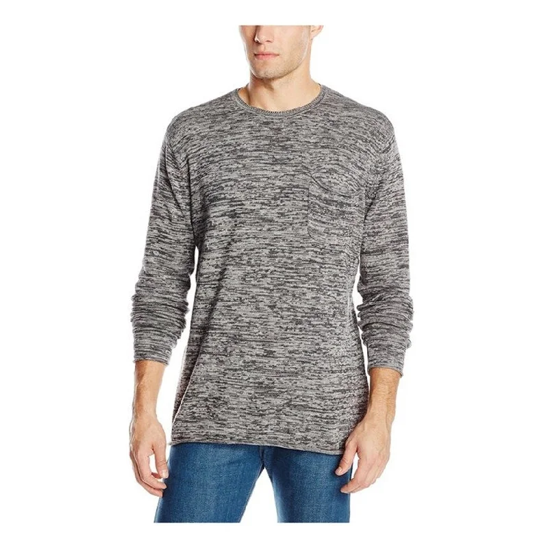 Men's Sweaters with Herringbone PatternsQuiksilver Mens Crooked Pullover Sweater