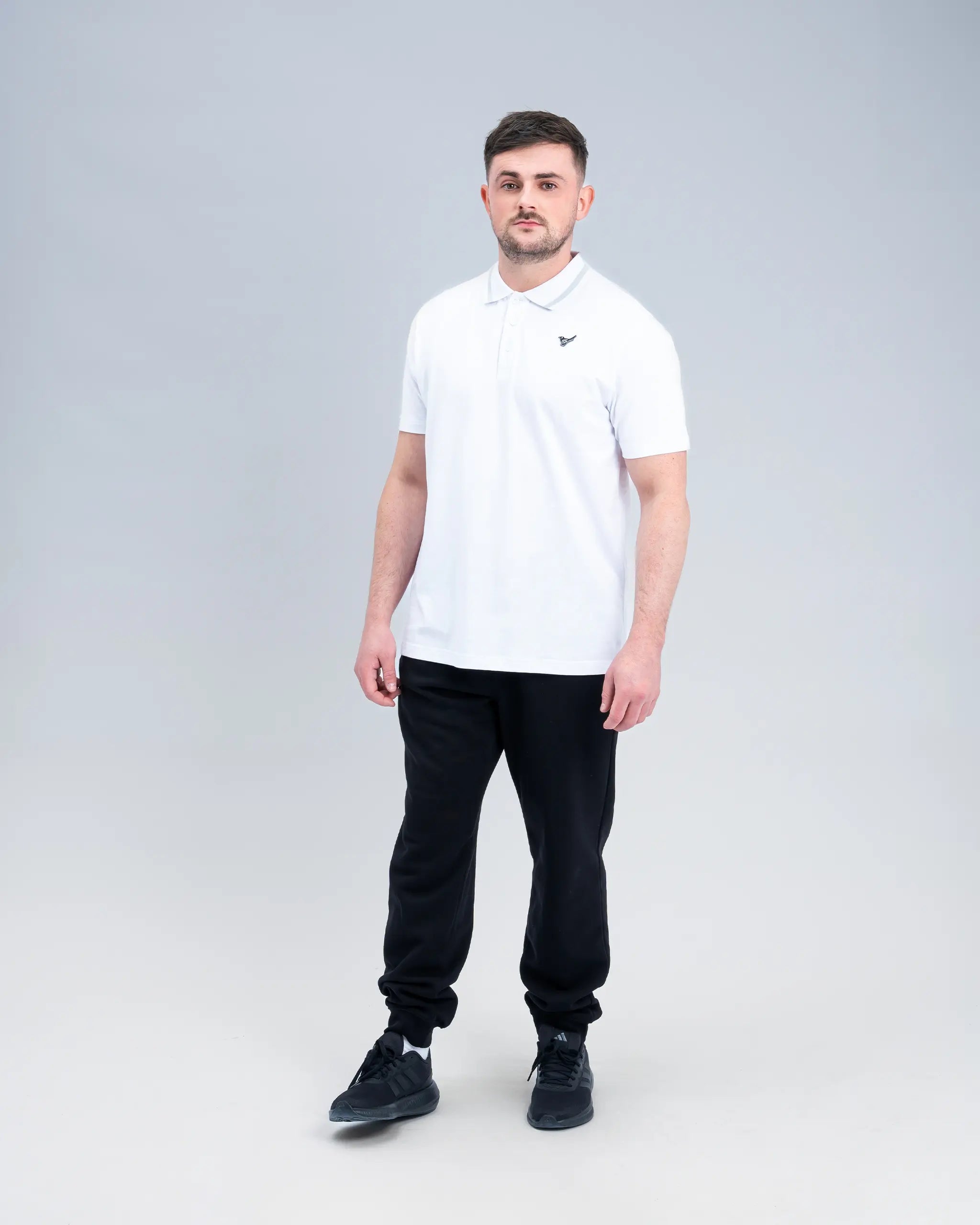 Men's Shirts with Pleated HemlinesNewcastle United White Tipped Polo Shirt
