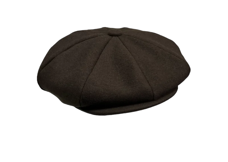 High-Quality BeaniesArmy Green Men Apple Hat 100% Wool Men's casual cap