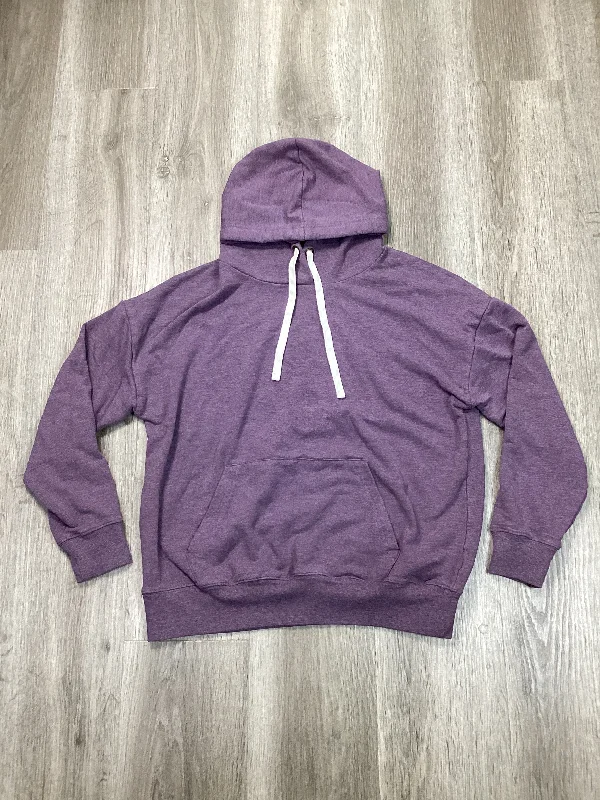 Men's Hoodies with Adjustable HoodsSweatshirt Hoodie By Buffalo David Bitton In Purple, Size: M Men's Hoodies with Adjustable HoodsSweatshirt Hoodie By Buffalo David Bitton In Purple, Size: M
