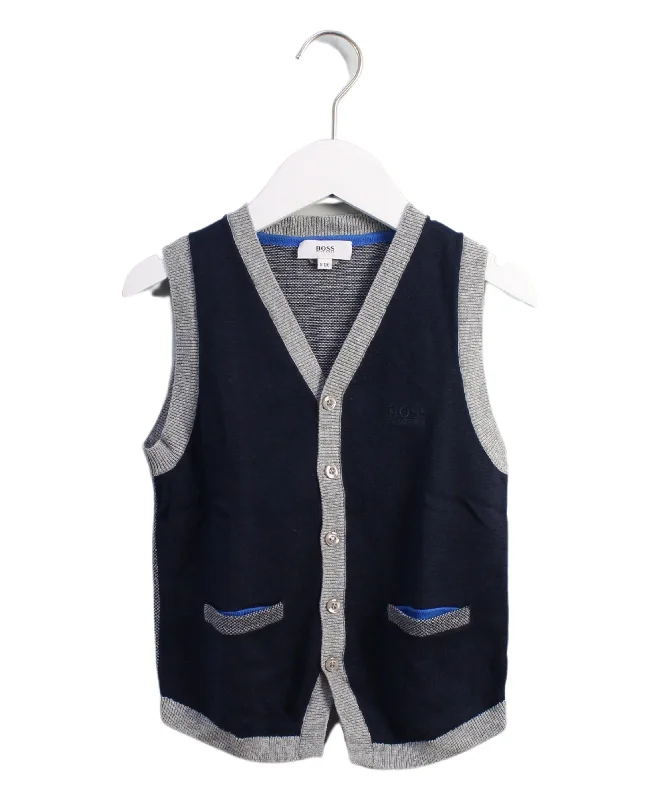 Men's Sweaters with Adjustable HemlinesBoss Sweater Vest 8Y