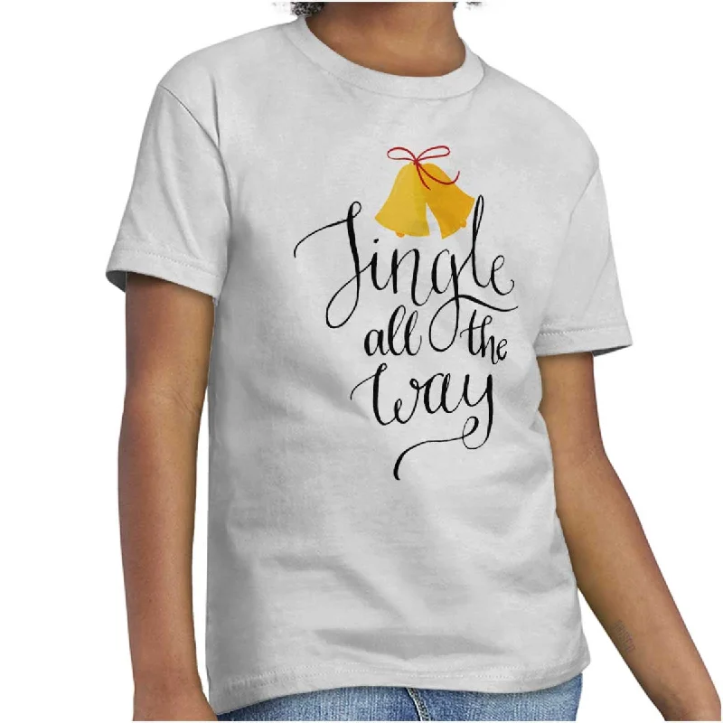 Men's Shirts with Contrast CollarsJingle All The Way Youth T-Shirt