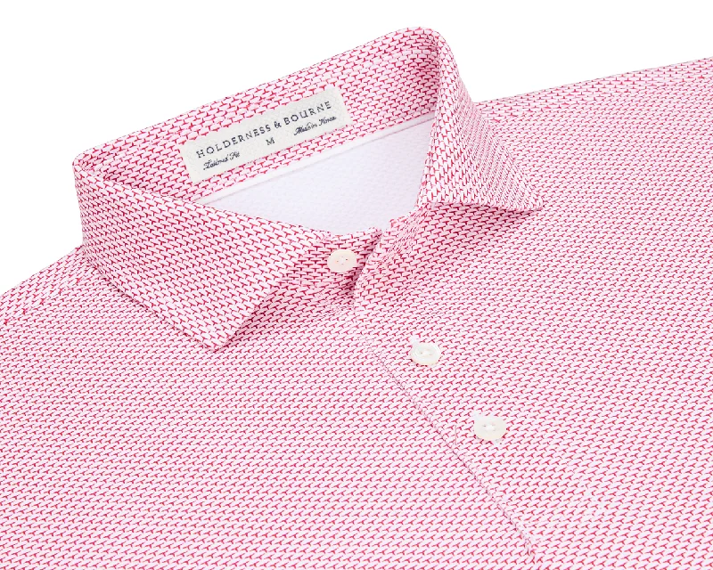 Men's Long-Sleeved ShirtsThe Armfield Shirt: Liberty Red