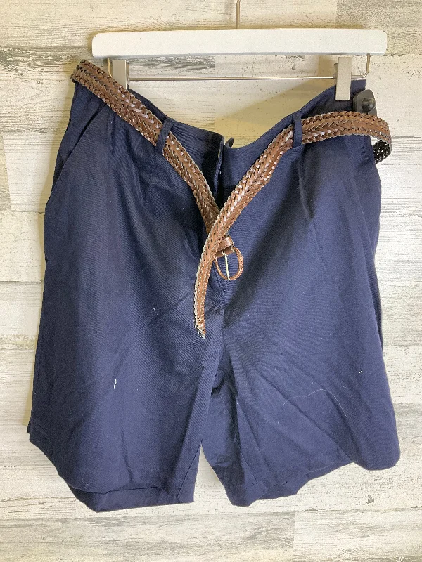 Easy-to-Wear Men's Machine-Washable Casual ShortsBlue Shorts Karen Scott, Size 18w