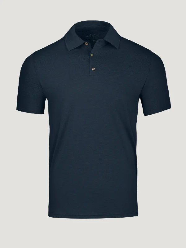 Men's Shirts with Single-Breasted DesignsDark Navy Torrey Polo