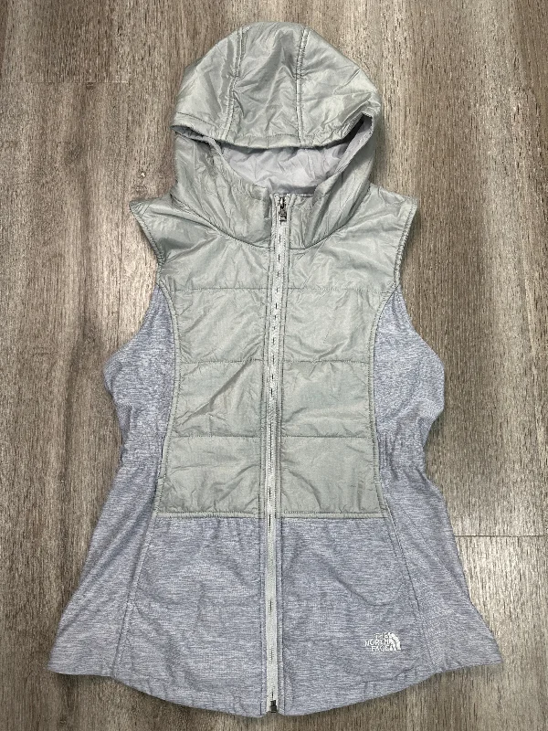 Men's Coats for SnowshoeingVest Puffer & Quilted By The North Face In Grey, Size: M