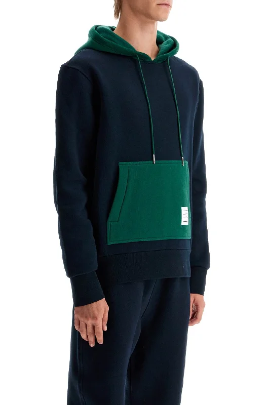 Men's Shirts with Embellished SleevesThom Browne Hooded Sweatshirt With Color