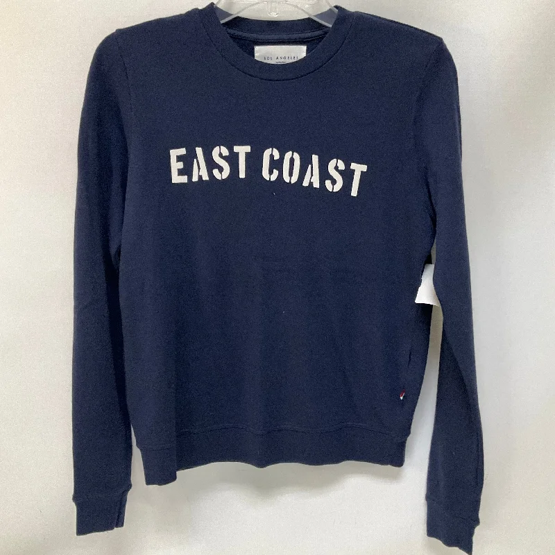 Men's Hoodies with Secret CompartmentsSweatshirt Crewneck By Sol Angeles In Navy, Size: S Men's Hoodies with Secret CompartmentsSweatshirt Crewneck By Sol Angeles In Navy, Size: S