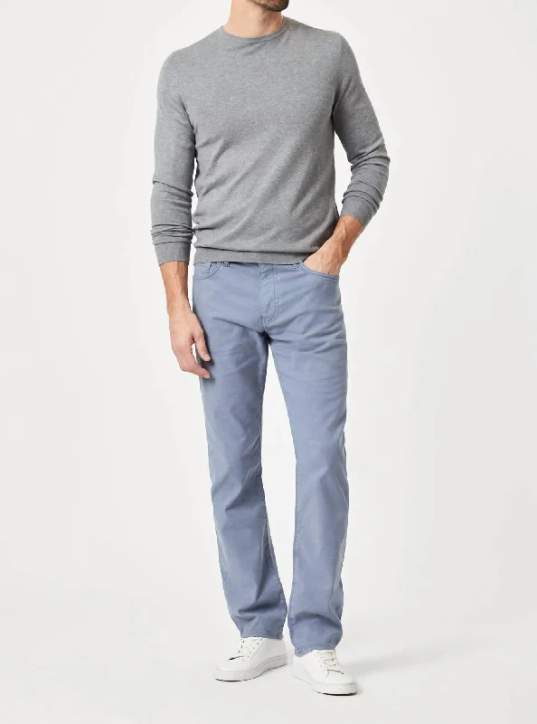 Flexible Stretch Men's JeansZach Luxe Twill Pants In Flint Stone