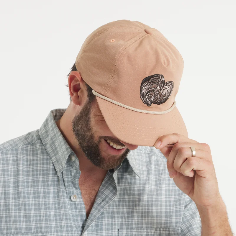Novelty Baseball CapsEnsenada Rope Hat - Wildlife - Oyster