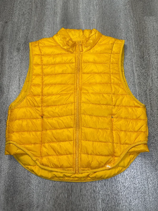 Trendy Men's Anorak JacketsVest Puffer & Quilted By Joy Lab In Yellow, Size: L