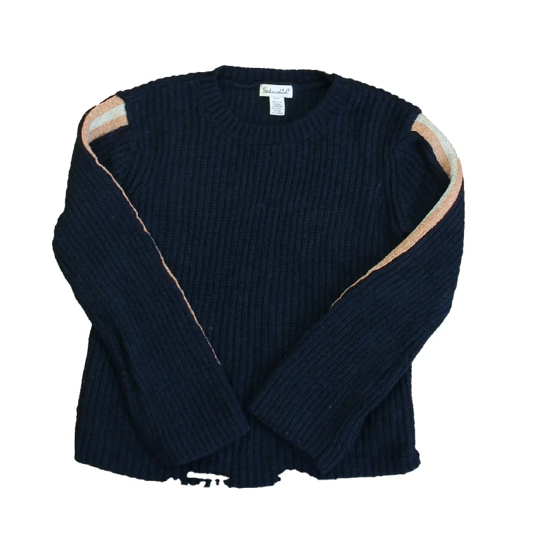 Stylish Men's Turtleneck SweatersSplendid Girls Navy | Gold Stripe Sweater