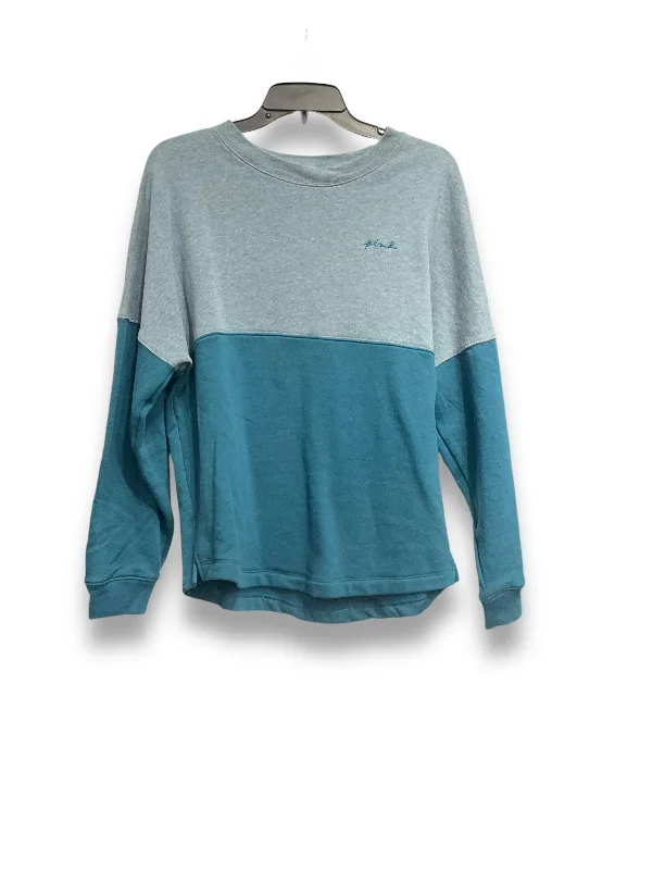 Men's Hoodies for HikingSweatshirt Crewneck By Pink In Blue, Size: Sp