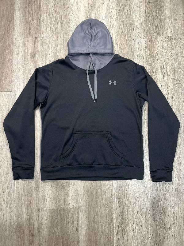Men's Hoodies for TravelSweatshirt Hoodie By Under Armour In Black, Size: L