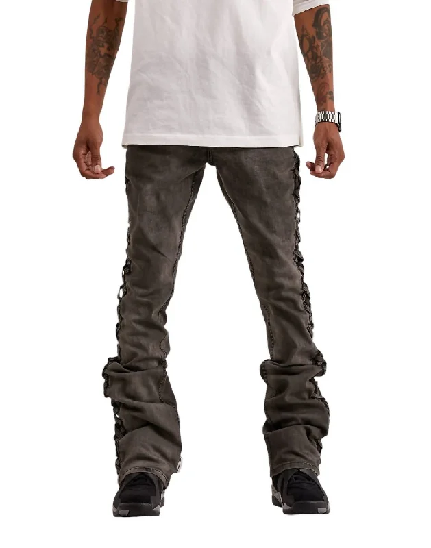 Affordable Men's JeansMen's River Stacked Jean In Grey