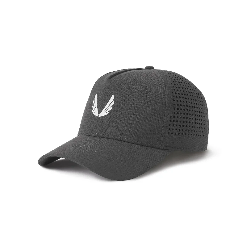Women's Beanie Caps0817. Tetra-Lite® A-Frame Hat - Grey/White "Wings"