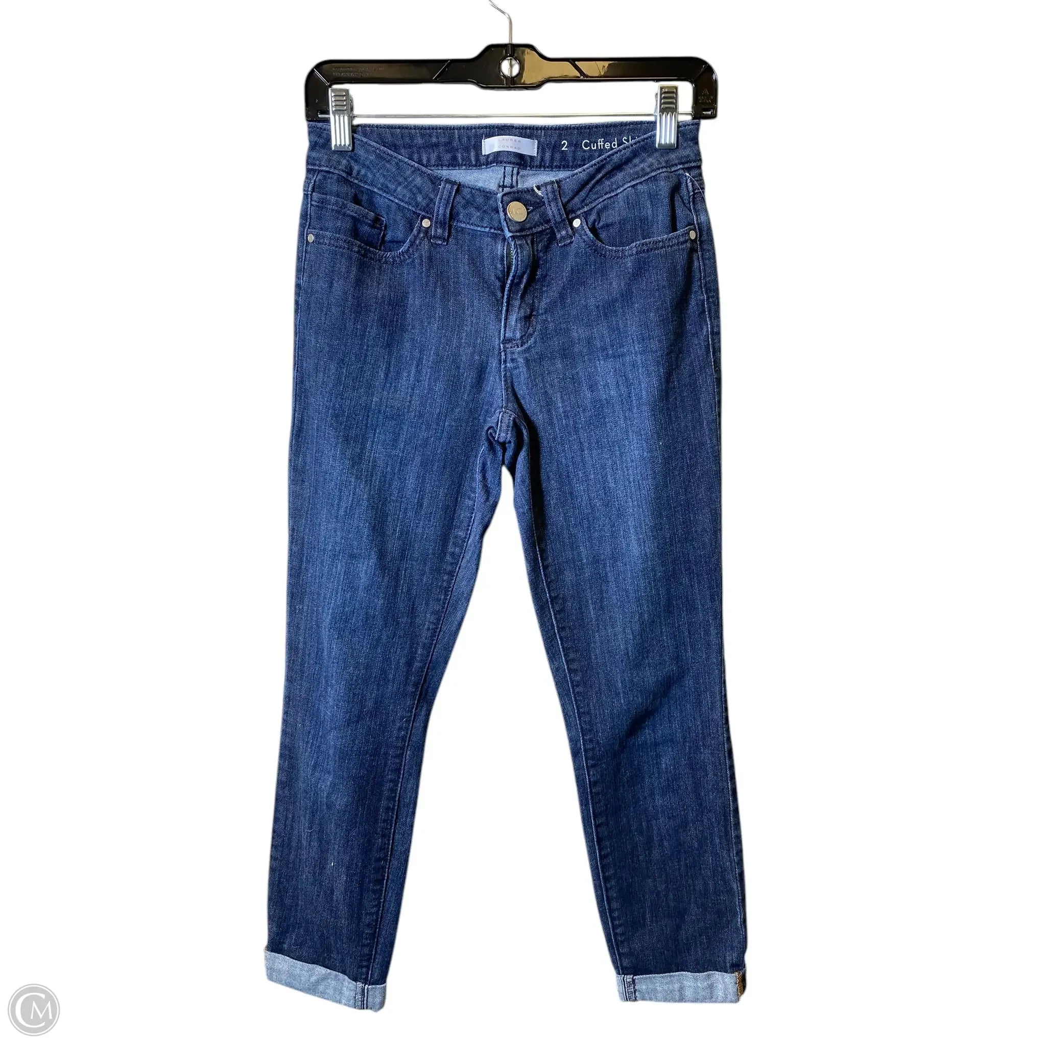 Classic Men's Jeans StyleJeans Skinny By Lc Lauren Conrad In Blue Denim, Size: 2