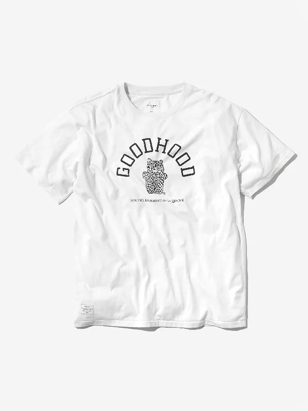 Men's Shirts with Pin CollarsGoodhood Worldwide Teddy T-Shirt - White