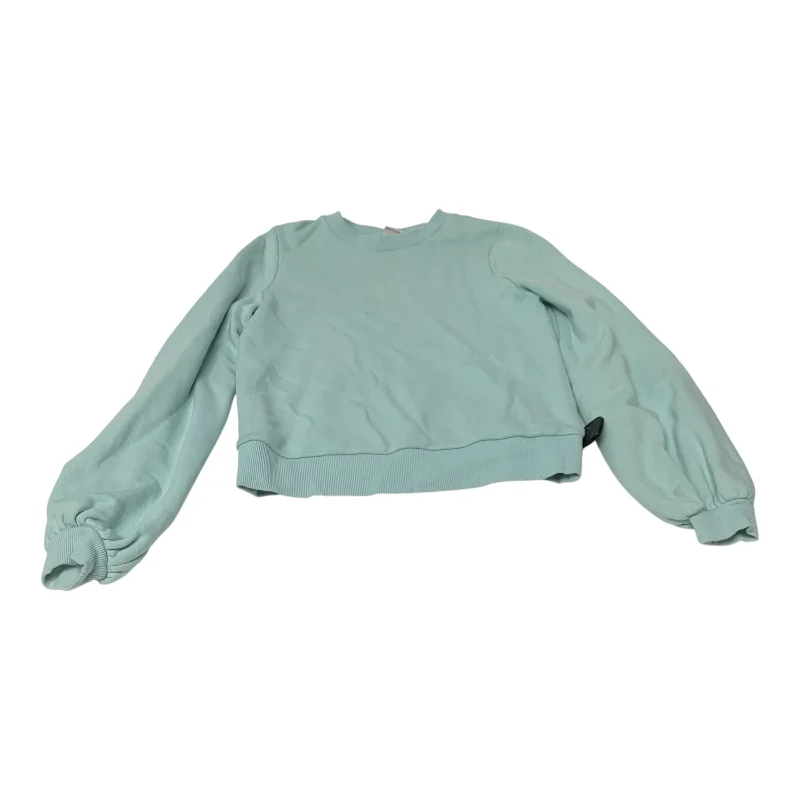 Classic Men's Cotton HoodiesSweatshirt Crewneck By A New Day In Teal, Size: Xs