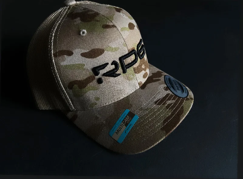 Best Casual HatsRPG SIX-PANEL RETRO TRUCKER HAT- MULTICAM®ARID/TAN
