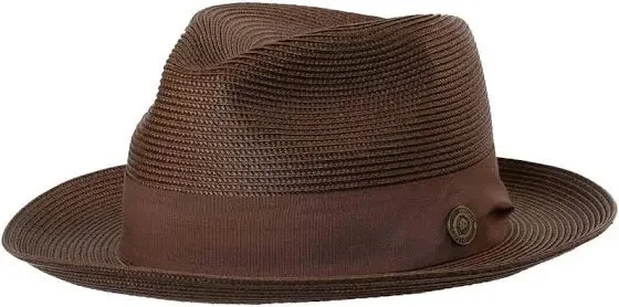 Cheap Winter HatsBrown Bruno Capelo Men's straw hat casual dress summer style hat