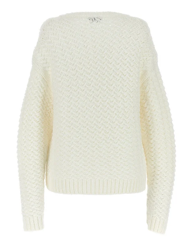 Men's Sweaters for SpringTom Ford Womens Virgin Wool Sweater In White