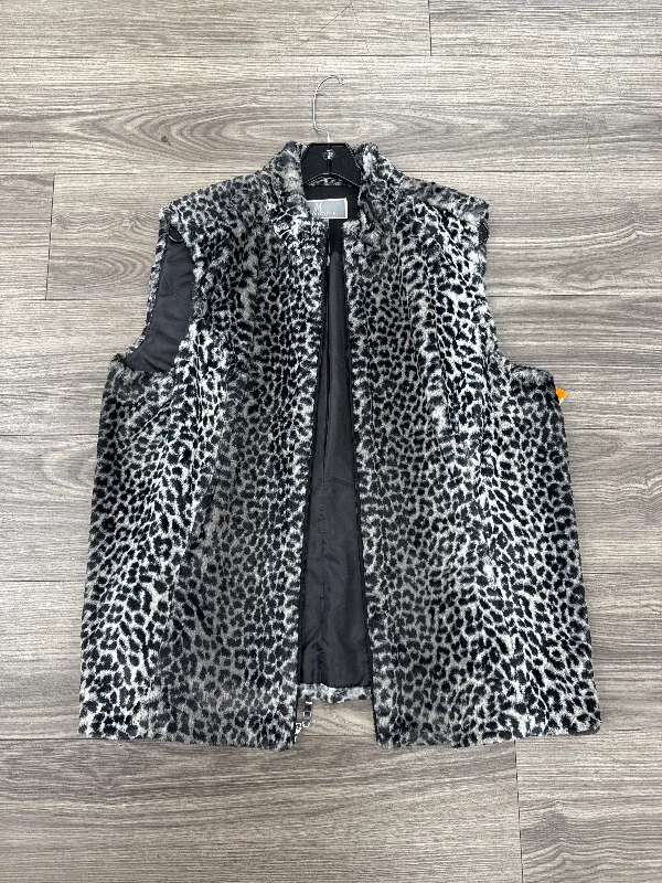 Men's Coats for Dressy OccasionsVest Faux Fur & Sherpa By Jm Collections In Leopard Print, Size: Xl Men's Coats for Dressy OccasionsVest Faux Fur & Sherpa By Jm Collections In Leopard Print, Size: Xl