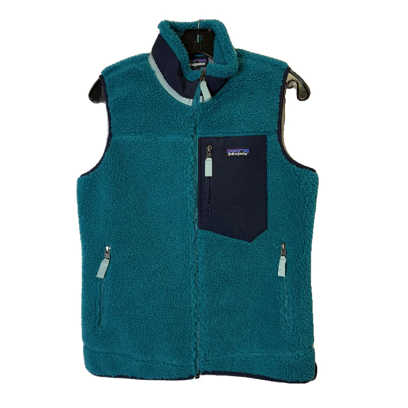 Men's Coats with Adjustable HemsVest Fleece By Patagonia In Blue, Size: S