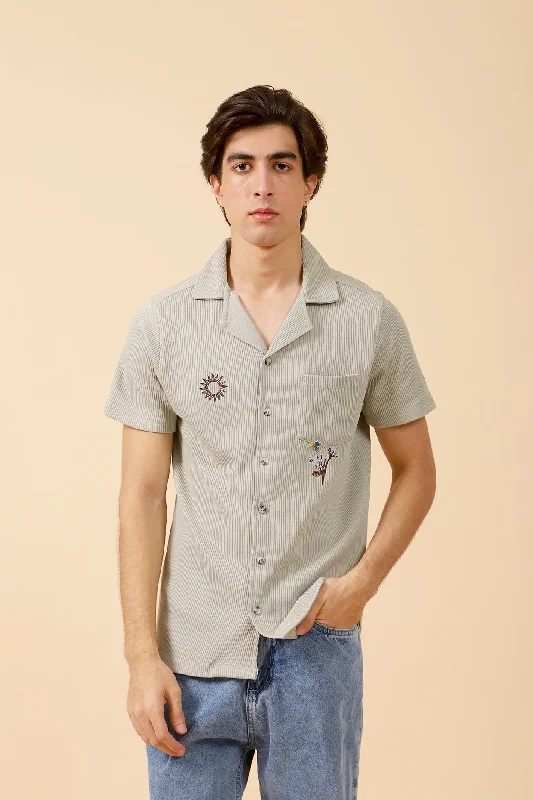 Men's Shirts for Outdoor ActivitiesRESORT COLLAR BUTTON DOWN BOX FIT POLO