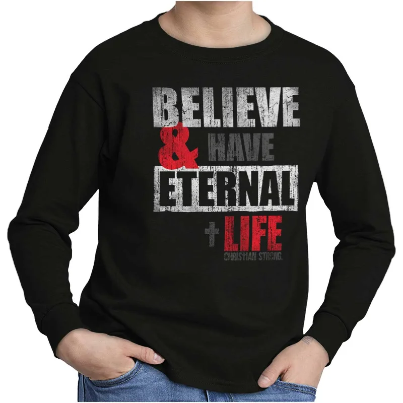 Men's Shirts for HuntingHave Eternal Life Youth Long Sleeve T-Shirt