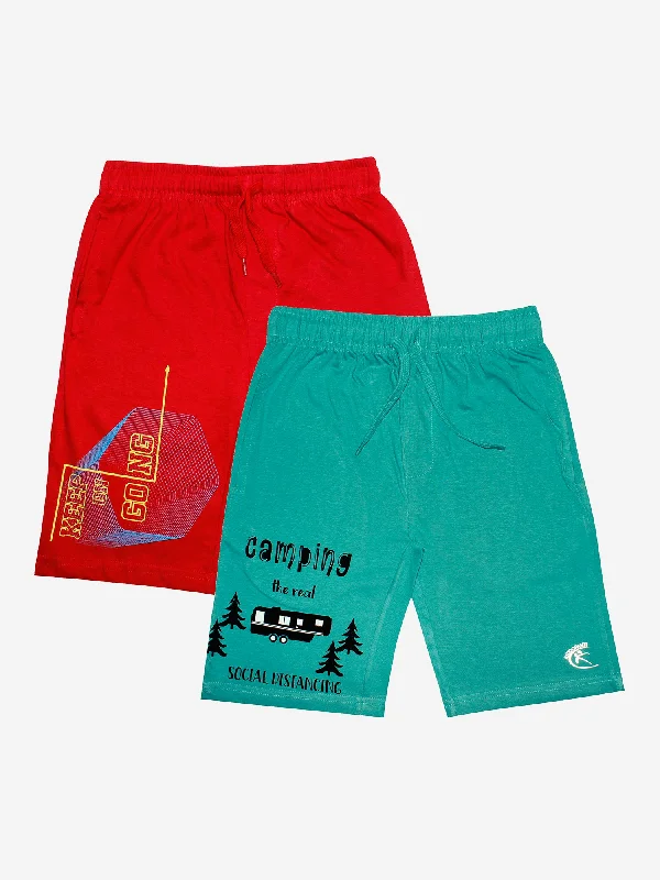 Teal & Red