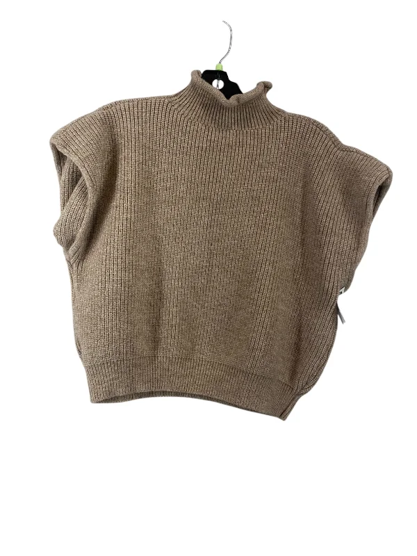 Men's Coats with LiningVest Sweater By Clothes Mentor In Beige, Size: Xl